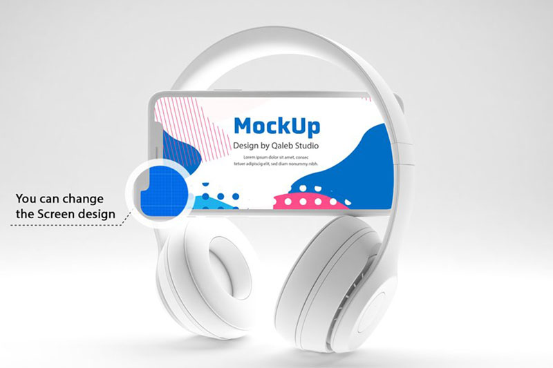 Clean iPhone Music App Mockup 4559353 2 Clean iPhone Music App Mockup 4559353 1