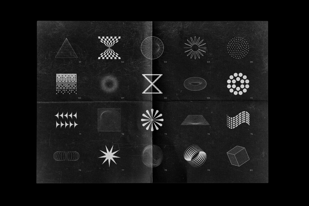 Abstract Shapes collection 5 E5216 12