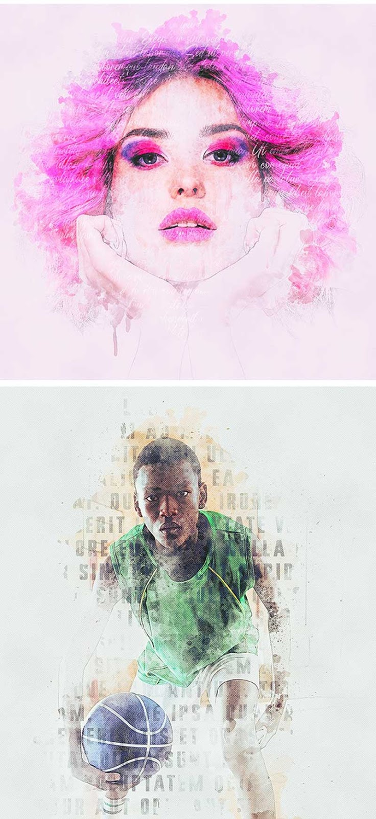 Mixed Art Photoshop Action 26035327 Mixed Art Photoshop Action 26035327