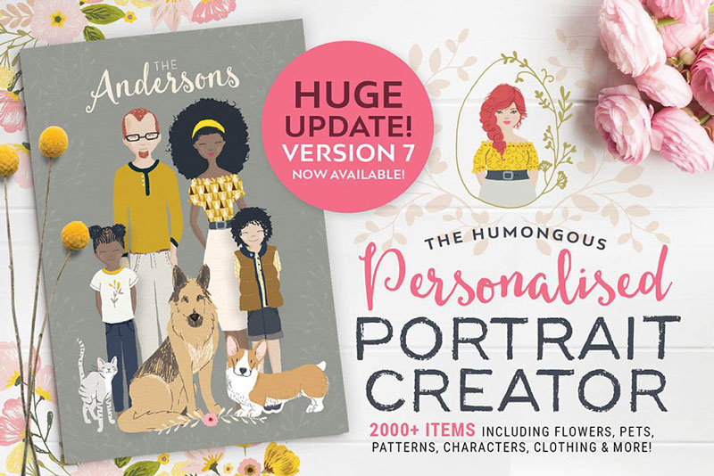 Creativemarket - Personalised Portrait Creator v7 691377 7 Personalised Portrait Creator v7 691377