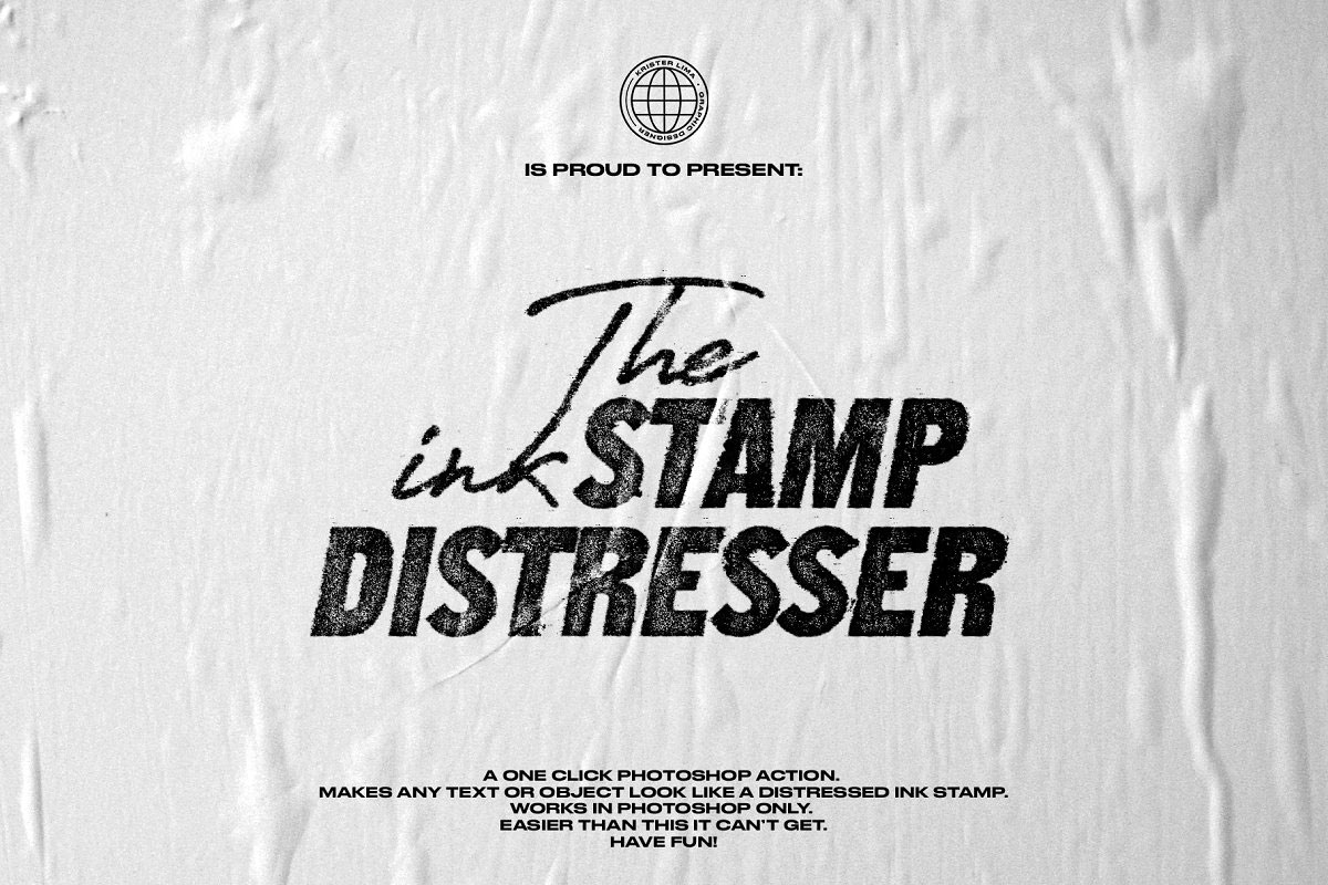 CreativeMarket - The Ink Stamp Distresser - One Click 4637254