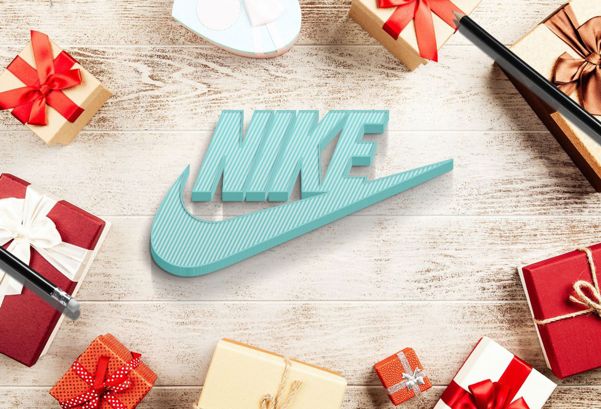 3D Colorful Wood Logo Mockup 1 3D Colorful Wood Logo Mockup