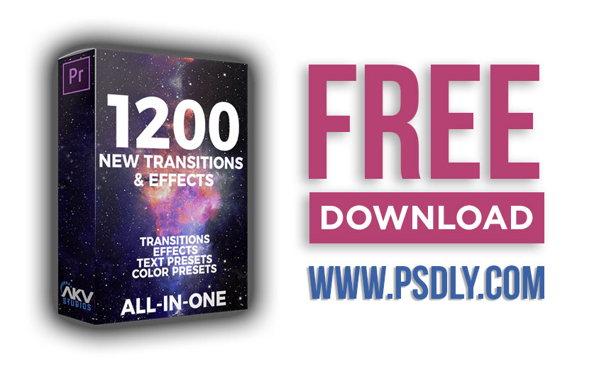 AKV Studios - 1200+ Transitions & Effects - Elite Editor Pack
