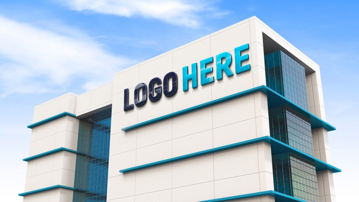 Office Building Logo Mocku