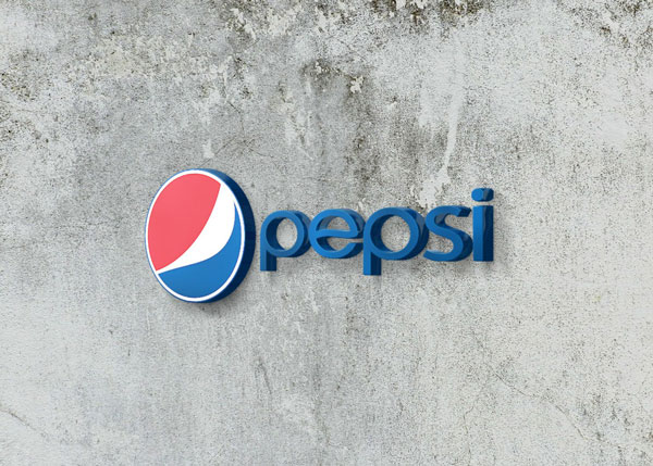 Realistic 3D Wall PSD Logo Mockup Template 1 Realistic 3D Wall PSD Logo Mockup Template