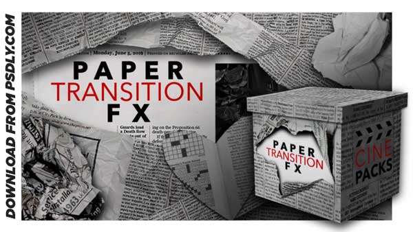 PAPER TRANSITION FX CINEPACKS