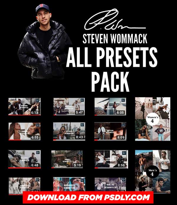 Steven Wommack All Presets Pack + Youtube 1 Steven Wommack - All Presets Pack + Youtube