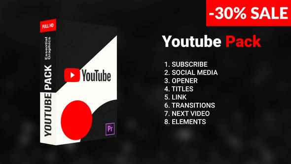 Videohive Youtube Pack 23736566 1 Videohive Youtube Pack 23736566