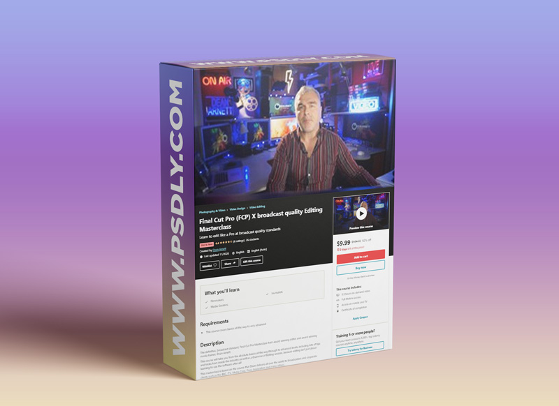 Final Cut Pro (FCP) X broadcast quality Editing Masterclass 1 Final Cut Pro (FCP) X broadcast quality Editing Masterclass