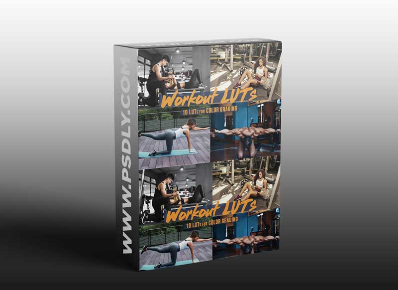 CreativeMarket - Workout - Sports LUTs Bundle 5872522