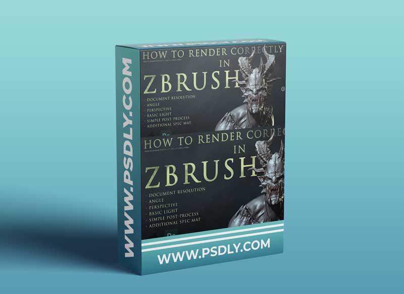 Artstation – How to render correctly in ZBRUSH 1 Artstation – How to render correctly in ZBRUSH