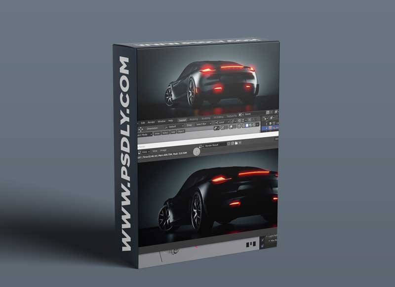 Blender Car Series Vol 3: Cinematic Studio Lighting 1 Blender Car Series Vol 3: Cinematic Studio Lighting