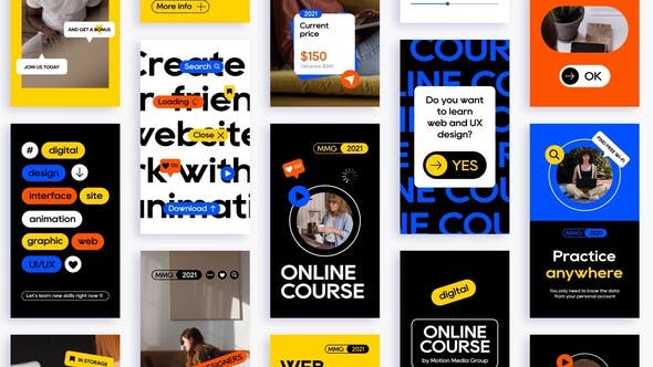 Videohive Online Course Stories Pack 32642720 1 Videohive Online Course Stories Pack 32642720