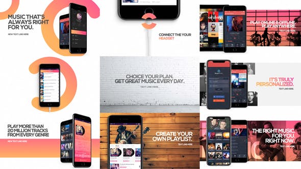 Videohive Music App Promo 11987620 1 Videohive Music App Promo 11987620