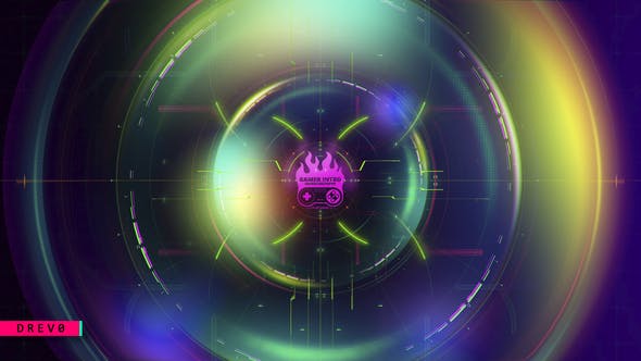 Videohive Gamer LogoTwich StreamerCS GO Playstation Youtube Blogger Opening Hi-Tech Zone Cyber Sport 32773572