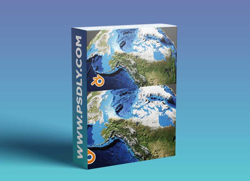 3D Topographical Earth in Blender 1 3D Topographical Earth in Blender