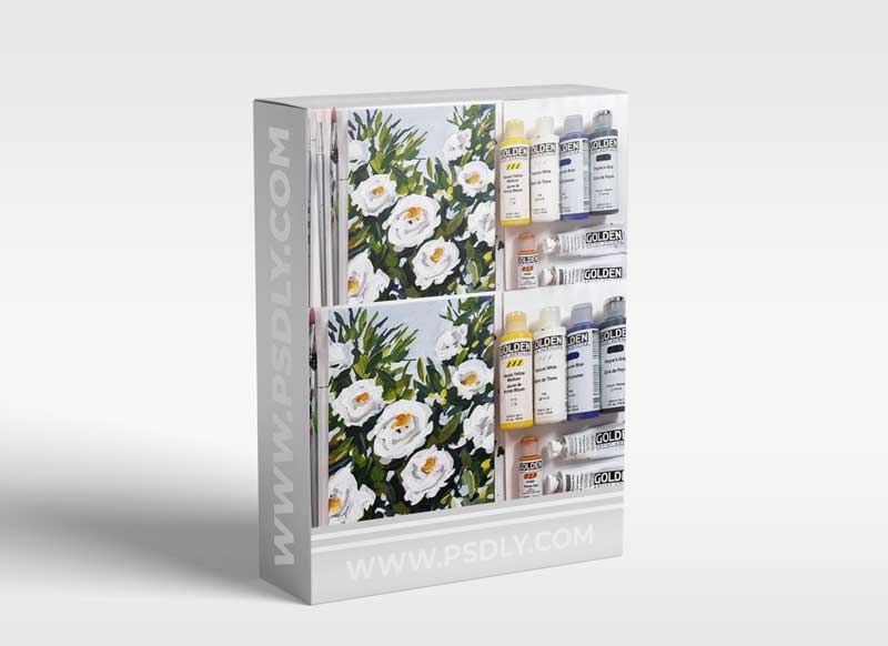 Acrylic Painting: How to Paint White Roses with Acrylic Paint Step by Step for Beginners 1 Acrylic Painting: How to Paint White Roses with Acrylic Paint Step by Step for Beginners