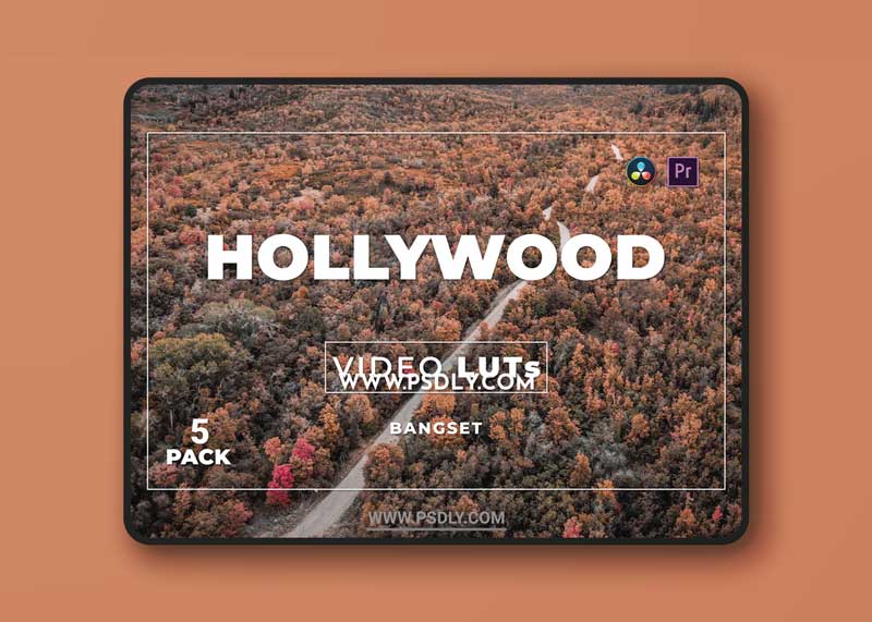 Bangset Hollywood Pack 5 Video LUTs 1 Bangset Hollywood Pack 5 Video LUTs