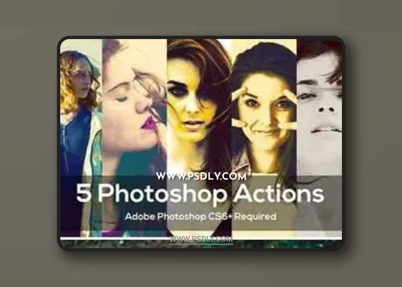 CM - 5 Photoshop Actions Package 1993945 1 CM - 5 Photoshop Actions Package 1993945