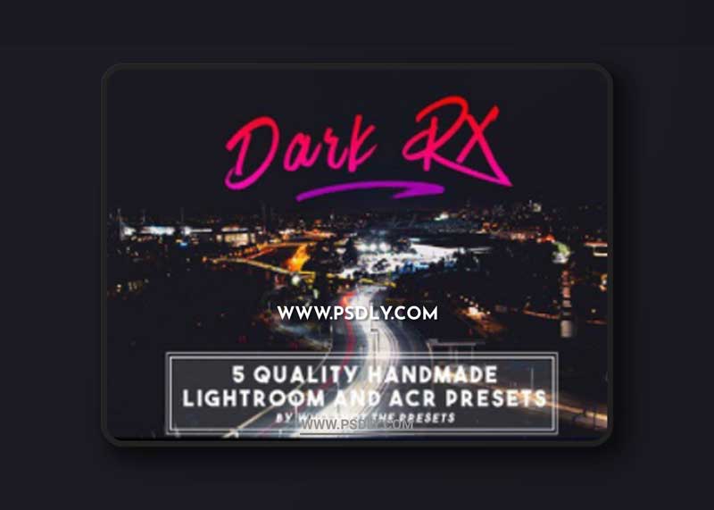 CM - Dark RX Presets (LR & ACR) 698105 1 CM - Dark RX Presets (LR & ACR) 698105
