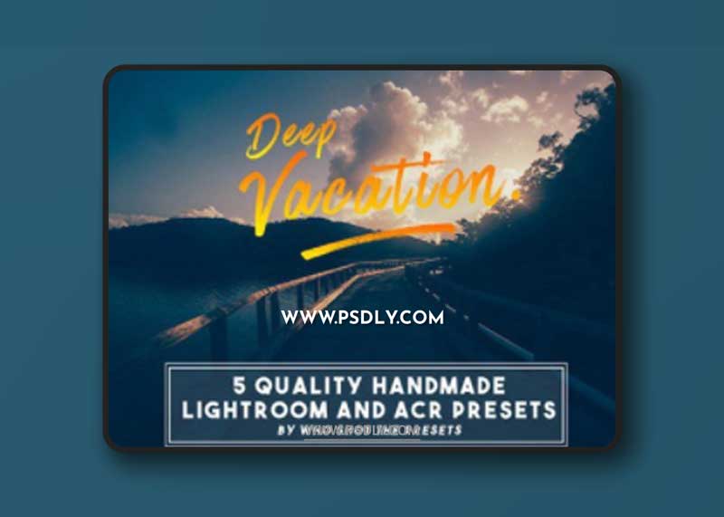 CM - Deep Vacation Presets (LR & ACR) 698101 1 CM - Deep Vacation Presets (LR & ACR) 698101