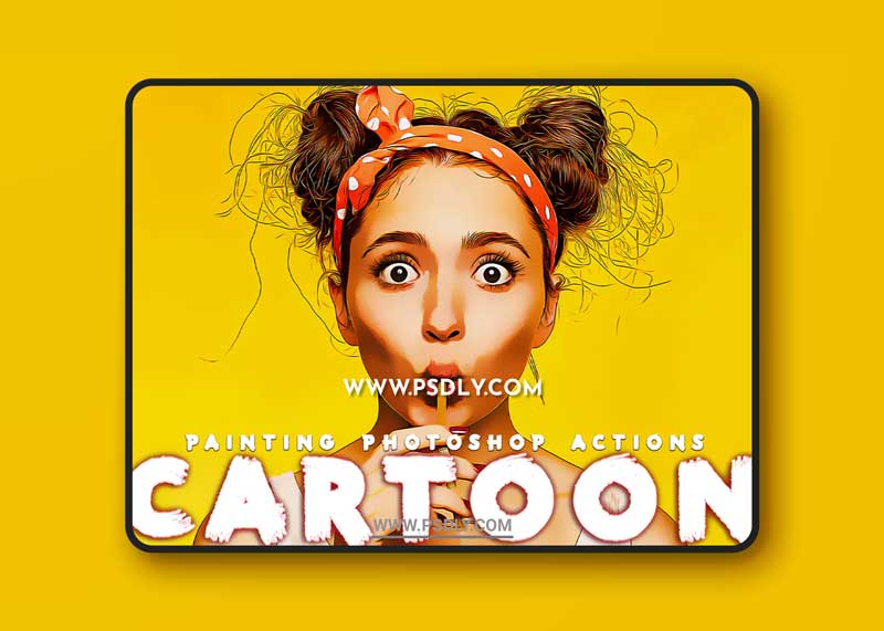Cartoon Photoshop Action 1 Cartoon Photoshop Action