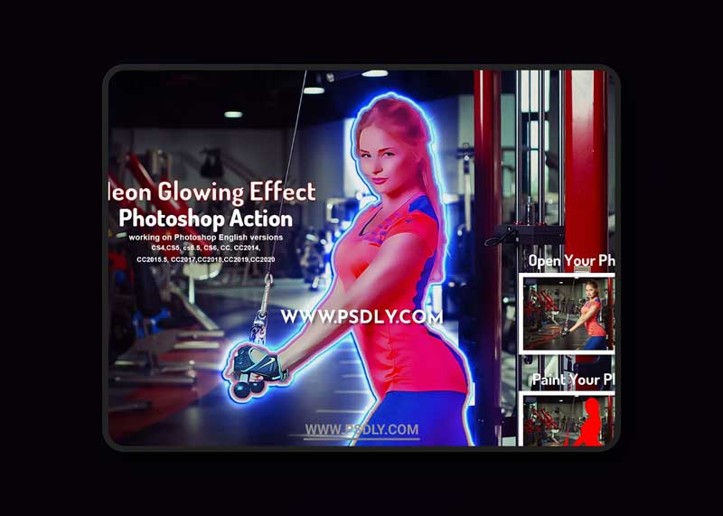 CreativeMarket - Neon Glowing Effect Photoshop 5771971 1 CreativeMarket - Neon Glowing Effect Photoshop 5771971