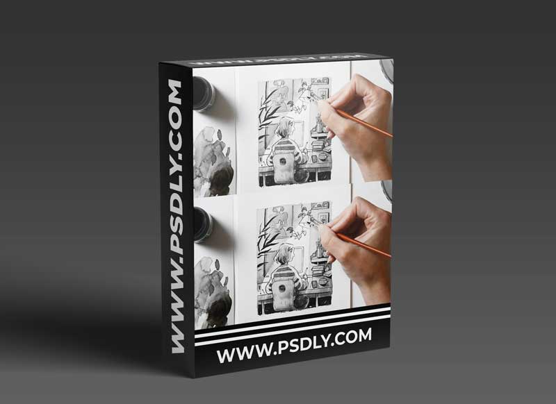 Drawing with Light and Shadow - the Art of Grayscale Ink Illustration 1 Drawing with Light and Shadow - the Art of Grayscale Ink Illustration