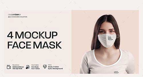 GraphicRiver - 4 Mockups Face Mask 31317816 1 GraphicRiver - 4 Mockups Face Mask 31317816