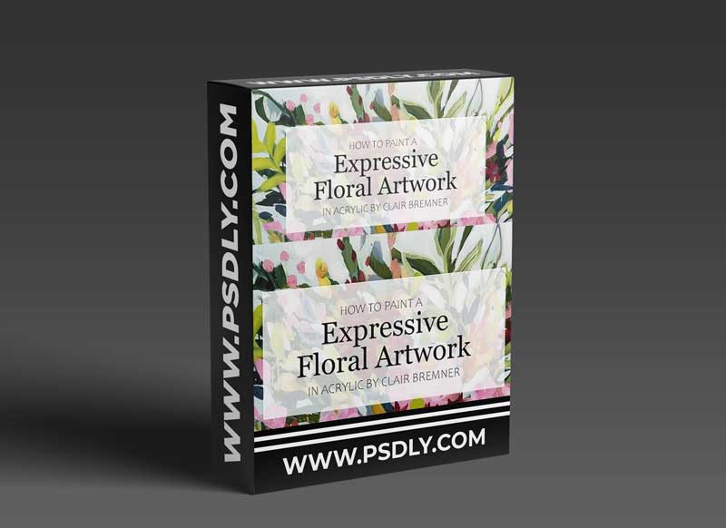 How to Paint a Large Expressive Floral Artwork 1 How to Paint a Large Expressive Floral Artwork