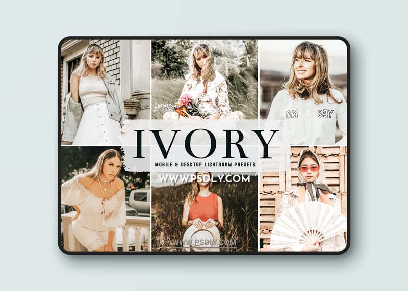 Ivory Mobile & Desktop Lightroom Presets 1 Ivory Mobile & Desktop Lightroom Presets