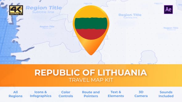 Videohive Lithuania Map Republic of Lithuania Travel Map 32558885 1 Videohive Lithuania Map Republic of Lithuania Travel Map 32558885