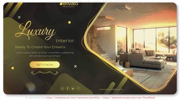 Videohive Luxury Interior Design Service 32695309 1 Videohive Luxury Interior Design Service 32695309
