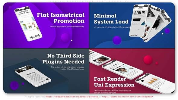 Videohive Mobile Application Flat Promo V4 32732365 1 Videohive Mobile Application Flat Promo V4 32732365