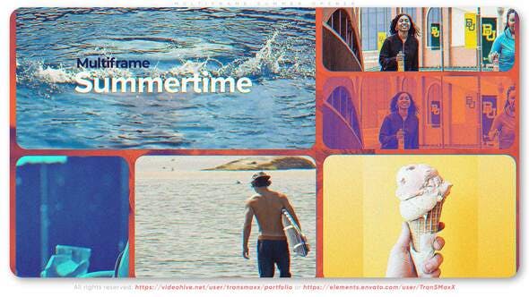 Videohive Multiframe Summer Opener 32694390 1 Videohive Multiframe Summer Opener 32694390