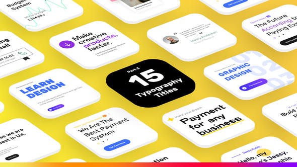 Videohive 15 Clean Typography Titles Part 3 32606763 1 Videohive 15 Clean Typography Titles Part 3 32606763