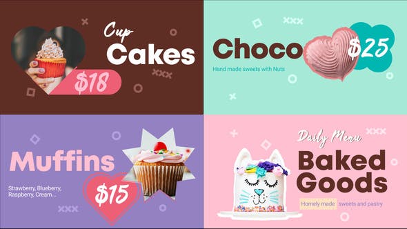 Videohive Baked Goods Menu After Effects 32527930 1 Videohive Baked Goods Menu After Effects 32527930