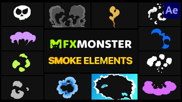 Videohive Cartoon Smoke After Effects 32627646 1 Videohive Cartoon Smoke After Effects 32627646