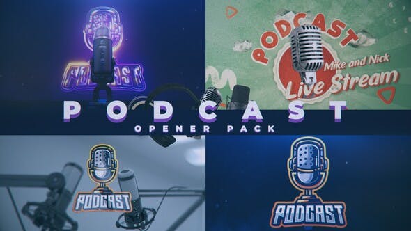 Videohive Podcast Opener Pack 32706932 1 Videohive Podcast Opener Pack 32706932