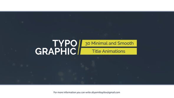 Videohive Typographic - 30 Title Animations 20975634 1 Videohive Typographic - 30 Title Animations 20975634