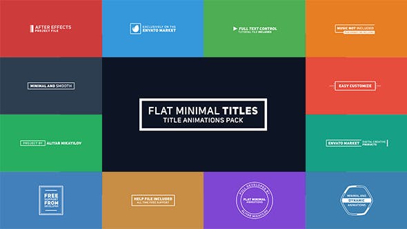 Videohive Flat Minimal Titles 19421285 1 Videohive Flat Minimal Titles 19421285
