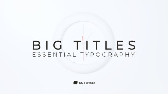 Videohive Big Titles Essential Typography 32082198 1 Videohive Big Titles Essential Typography 32082198