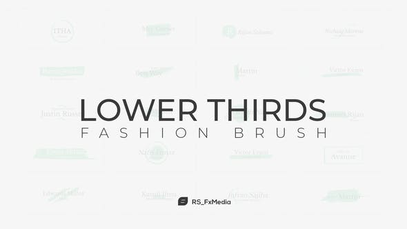 Videohive Lower Thirds Fashion Brush 31864607 1 Videohive Lower Thirds Fashion Brush 31864607