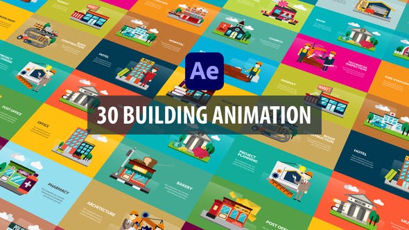 Videohive Building Animation After Effects 32526197 1 Videohive Building Animation After Effects 32526197