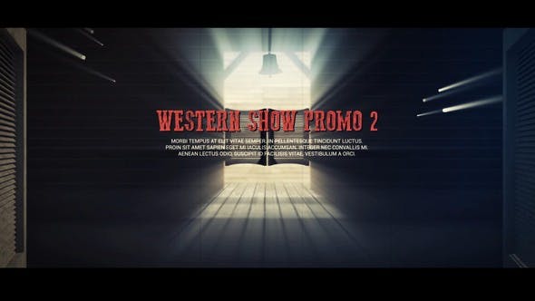Videohive Western Show Promo V2 24132731 1 Videohive Western Show Promo V2 24132731