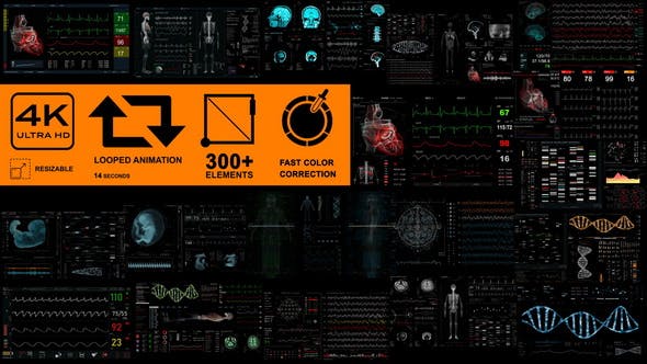 Videohive Medical Pack 18 Screens 300+ elements 31030245 1 Videohive Medical Pack 18 Screens 300+ elements 31030245