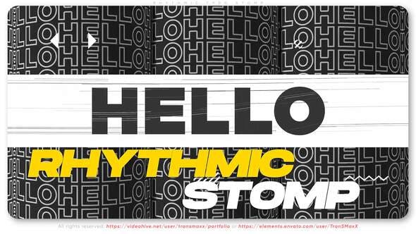 Videohive Rhythmic Typo Stomp 32652435 1 Videohive Rhythmic Typo Stomp 32652435