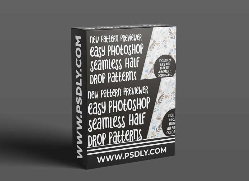 Seamless Half Drop Repeat and Exploring Colorway Options Using Pattern Preview in Photoshop 2021 1 Seamless Half Drop Repeat and Exploring Colorway Options Using Pattern Preview in Photoshop 2021