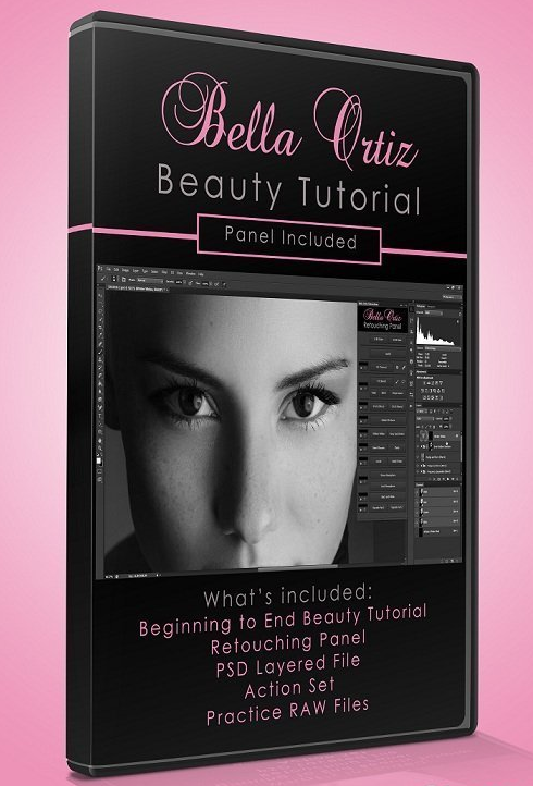 Bella Ortiz - Beauty Retouching Tutorial + Panel & Actions 1 image 27