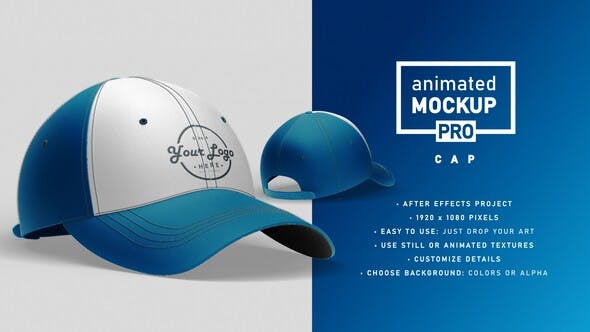 Videohive Animated Mockup PRO: Cap 32523603 1 Videohive Animated Mockup PRO: Cap 32523603